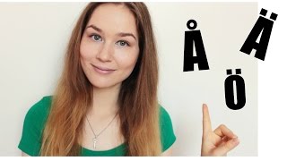 Learn Finnish Pronouncing Å Ä Ö [upl. by Hanikas365]