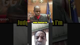 Man Tells Judge Simpson He Wants to be Famous Like Him [upl. by Zipah792]