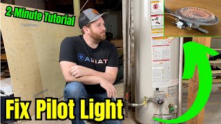 FREE FIX Pilot Light That Wont Stay Lit [upl. by Regen371]