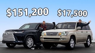 2022 Lexus LX600 vs 2003 Lexus LX470  Baller Meets Beater [upl. by Valeria]