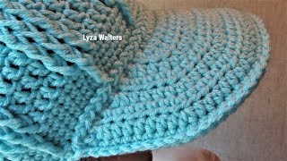 Crochet Super Easy Basic Brim  Stylish Ribbed Hat Part 3 [upl. by Kotto]