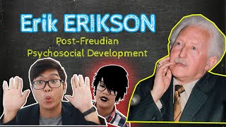 Erik ERIKSON  Identity CRISIS  PostFreudian Theory  Theories of Personality  Taglish [upl. by Therron]