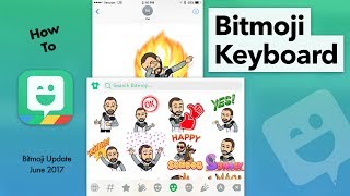 How to Use Bitmoji Keyboard [upl. by Ynafetse664]