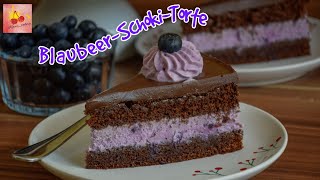 BlaubeerSchokoTorte Blueberry Chocolate Cake [upl. by Attevroc441]