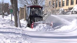 Ventrac Powerful Sidewalk Snow Blower [upl. by Orpah936]