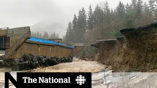 3 major BC highways washed out by flood waters [upl. by Bakerman728]