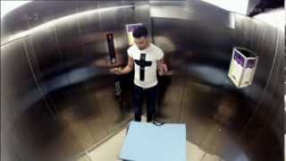 Tricked  Rylan Clark stuck in lift [upl. by Harlow792]