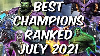 Best Champions Ranked July 2021  Seatins Tier List  Marvel Contest of Champions [upl. by Saba]