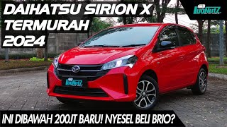 50JT LEBIH MURAH Dari BRIO amp AGYA Mending Daihatsu Sirion TERMURAH Tipe X PROMO Jadi Dibawah 200JT [upl. by Fitzsimmons]