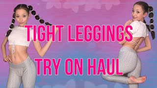 Tight Leggings Try On Haul Pt 2 🩷 Ora Lynae 4K [upl. by Natka]