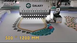 GALAXY SINGLE HEAD BEAD EMBROIDERY MACHINE [upl. by Weixel]