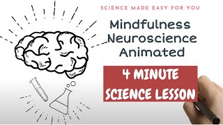 Neuroscience of Mindfulness Meditation in 4 minutes [upl. by Alehs]