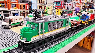 LEGO Cargo Train Review Its AWESOME [upl. by Rattan]