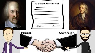 The Social Contract  Thomas Hobbes amp John Locke [upl. by Taryn511]