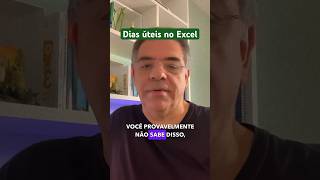 Gerando Lista de Dias Úteis no Excel Como Usar a Função Dia de Trabalho [upl. by Anitsrihc]