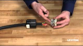 How to install a Leviton Industrial Locking Wiring Device [upl. by Skardol]