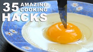 35 INCREDIBLE COOKING HACKS [upl. by Freda965]