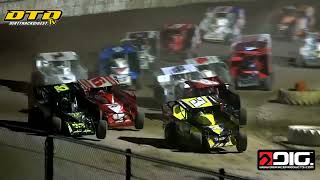 Ransomville Speedway  DIRTcar 358 Modified Feature Highlights  51024 [upl. by Garvin882]