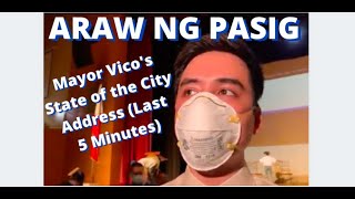 Vico Sotto  State of the City Address LAST 5 MINUTES OF SPEECH [upl. by Casabonne]