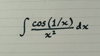 Integral of cos1xx2  Integration of trigonometric functions [upl. by Nnod311]