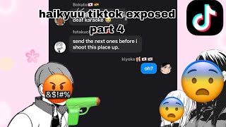 haikyuu tiktok exposed part 4some ships included [upl. by Cherise]