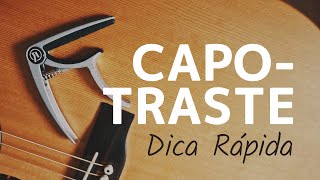 Como usar corretamente o capotraste  Dica rápida de violão [upl. by Alphard490]