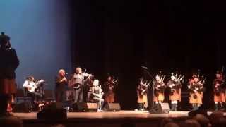 Brian Boru Irish Pipe Band with The Chieftains [upl. by Dawaj]