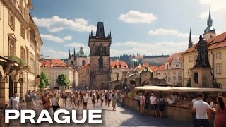 PRAGUE 4k Ultra HD Walking  Tour from Prague Castle  The Astronomical Clock  Travel Tube [upl. by Felten]