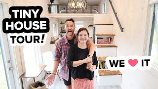 Full Tour of our Custom Built 285sqft Tiny House on Wheels in Cape Breton Nova Scotia 🇨🇦 [upl. by Ntsud]