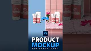 Generative fill for product mockup with Photoshop Beta [upl. by Satterfield]