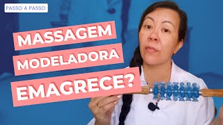 MASSAGEM MODELADORA COMO FAZER PASSO A PASSO [upl. by Nemlaz]