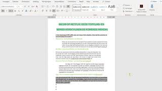 MS Word  opmaak kopiëren plakken wissen [upl. by Adierf]