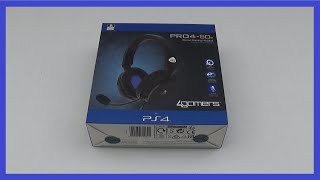 4Gamers Pro450S Headset Headphones Unboxing PS4 PS5 [upl. by Barrie]