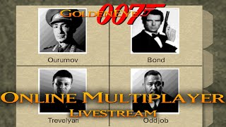 GoldenEye 007 N64  Online Multiplayer Livestream [upl. by Nojed]