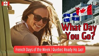 Ep 6 French Days of the Week Made Easy frenchlanguagelearner learnfrench movetocanada [upl. by Bora]