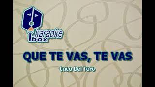 QUE TE VAS TE VAS KARAOKE VICENTE FERNANDEZ [upl. by Griz]