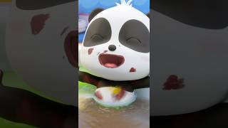 Bebê panda toma banho shorts youtubeshorts BabyBus [upl. by Cinomod]