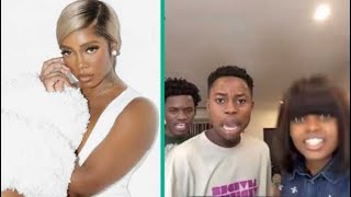 Nigerians kick over viral video of Tiwa Savage exposing her backside on TikTok [upl. by Yojal]