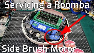 Servicing a Roomba Side Brush Motor [upl. by Topper36]