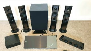 Sony BDVN7200W 1200watt 3D 51 HOME THEATRE REVIEWSOUND TEST  High Resolution Audio [upl. by Dannel452]