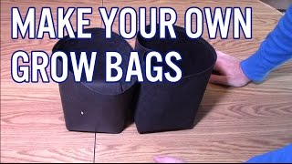 How To Make Grow Bag At Home  Grow Bag For Plants  Easy To Make Grow Bag Detailed Video [upl. by Gerdy872]