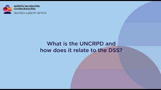 DSS information UNCRPD [upl. by Auqenwahs]