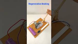 Braking Power Generation • Dc Motor  shorts dcmotor tech motor dcmotorproject [upl. by Orms988]