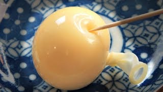 DIY Balloon PUDDING  pop a balloon amp eat a sphere of pudding [upl. by Bilicki]