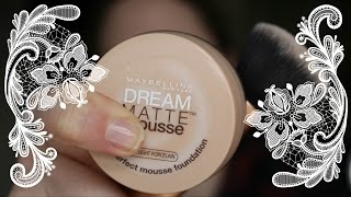 How I Apply Maybelline Dream Matte Mousse Foundation [upl. by Riane]