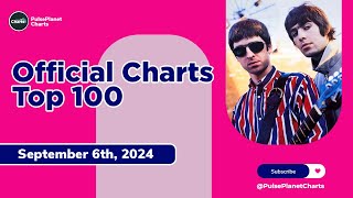 UK Official Singles Chart Top 100 September 6th2024 [upl. by Ferino]