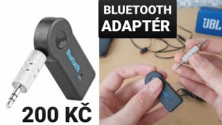 LEVNÝ BLUETOOTH ADAPTÉR PRO DRÁTOVÁ SLUCHÁTKA NEBO REPRODUKTOR 4K [upl. by Barbette]