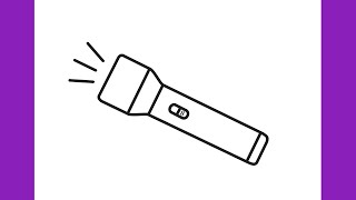 How to draw a flashlight [upl. by Jethro]