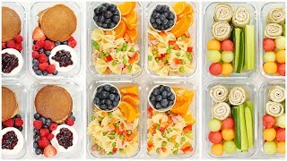 KidFriendly Meal Prep Recipes  Back to School  Healthy  Quick  Easy [upl. by Yhotmit]