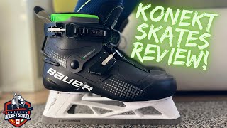 Bauer Konekt Torwart Schlittschuhe Review [upl. by Zsolway]